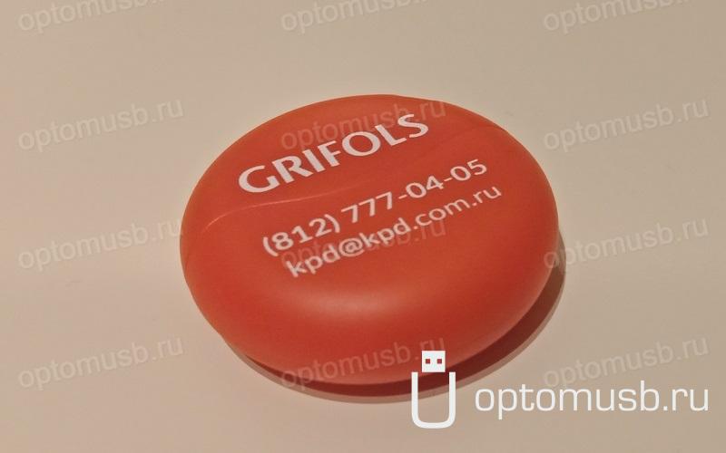 ка Промо круглой формы Soft Touch с печатью логотипа
