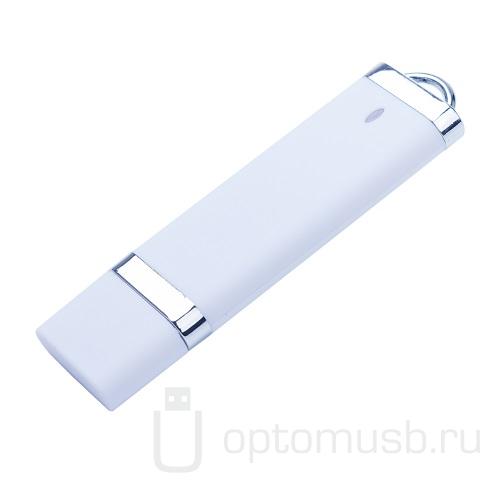 Флешка Промо Софт Тач, белая