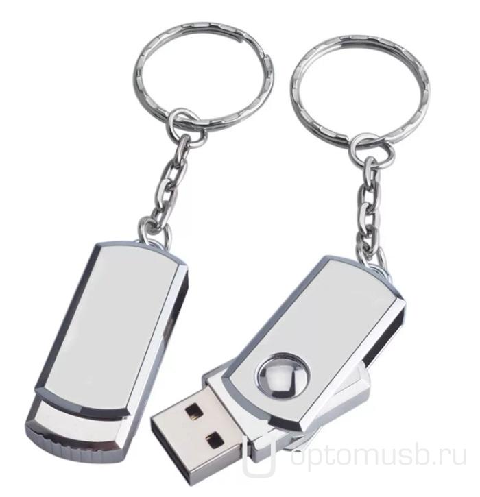 Флешка металлическая поворотная SIMA