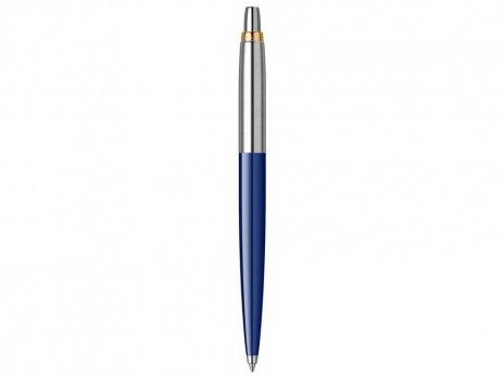 Шариковая ручка Parker Jotter K160, цвет: Blue/GT, стержень: M, цвет чернил: blue, в подарочной упаковке.