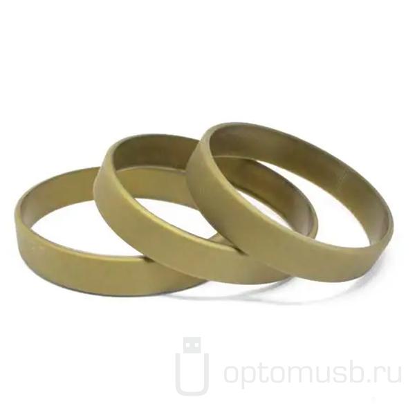Силиконовый браслет, золотистый